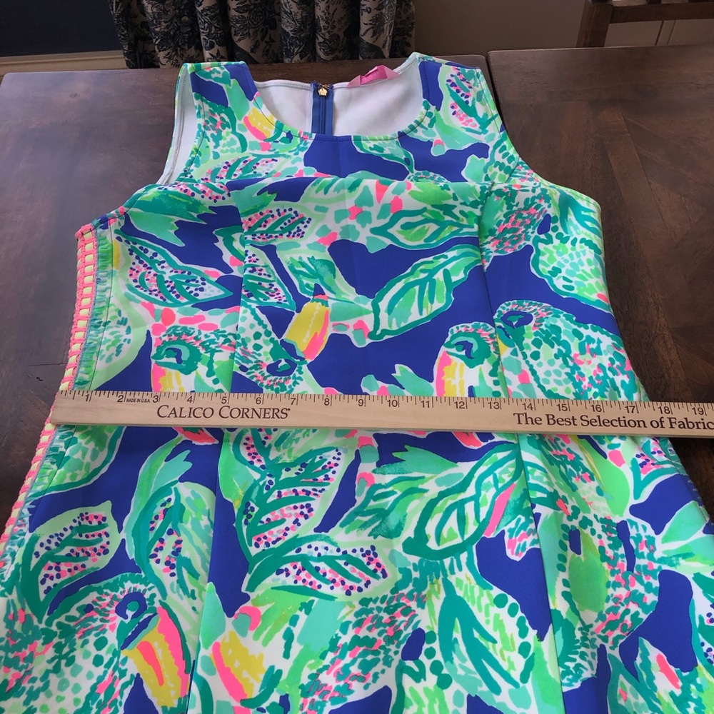 Lilly Pulitzer Mila Knit Shift in Wake Up Call Print New Size L - Picture 11 of 13